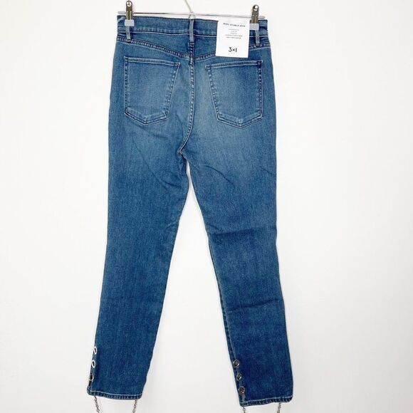 3X1 Bijou Stirrup Ankle Skinny Jeans  - Picture 7 of 10